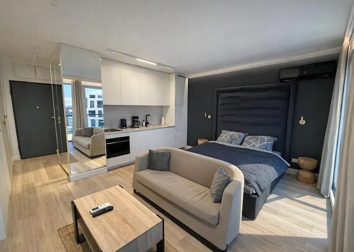 アパート Riverside Luxury Old Town Wifi